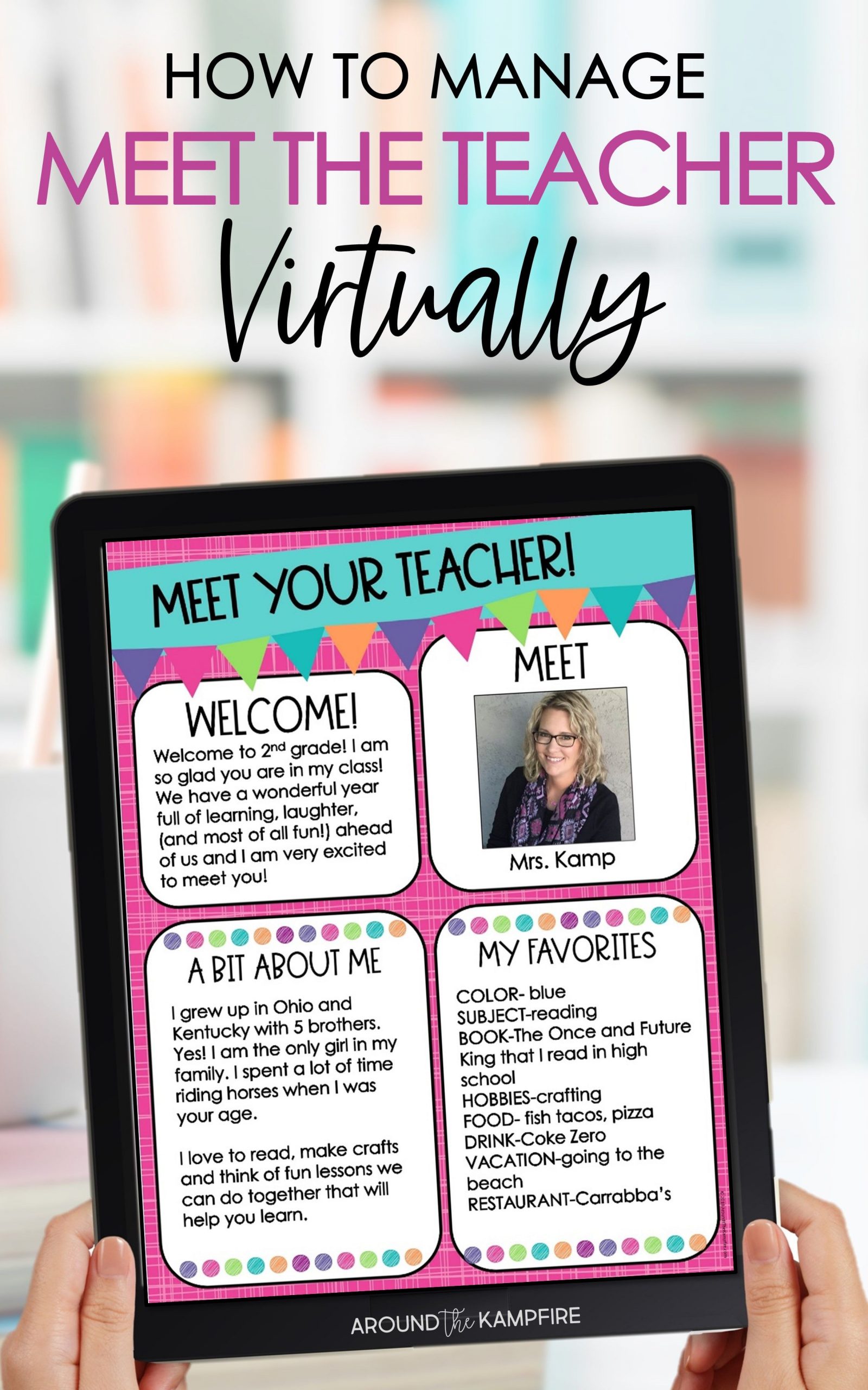 Meet the Teacher Template How to Plan A Virtual Meet the Teacher Night Around the