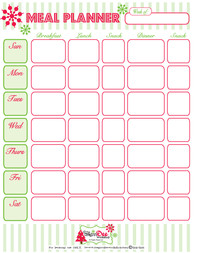 Monthly Meal Planner Template Free Monthly Printable Meal Planners Weekly to Do Lists