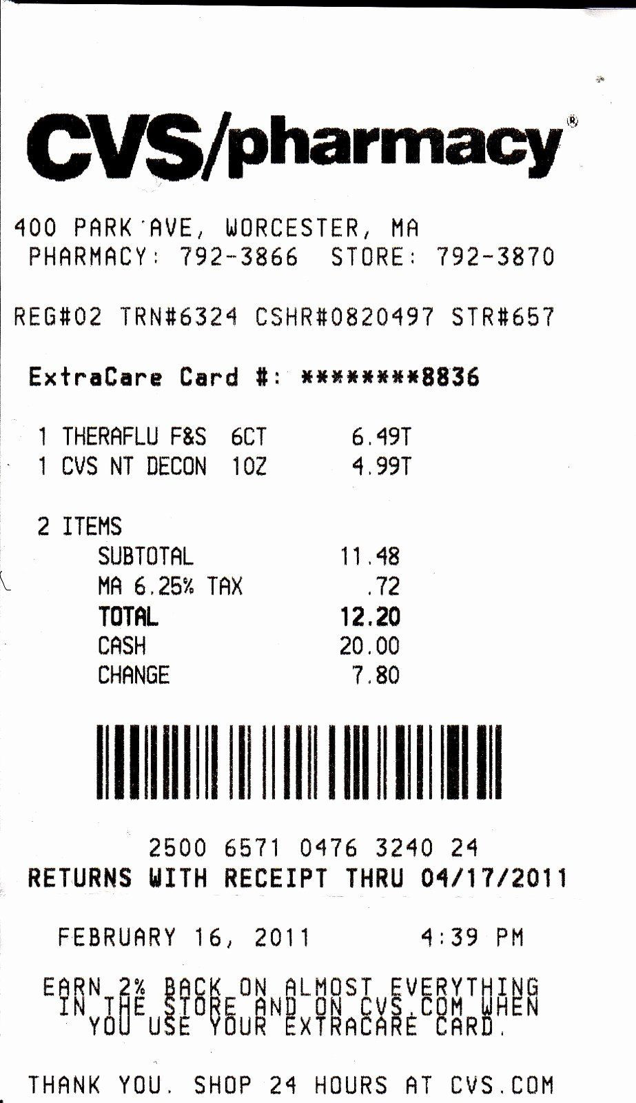 Cvs Prescription Label Template in 2020