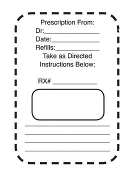 Prescription Bottle Label Template Free Printable Prescription Labels Joke 6 Pill Bottle