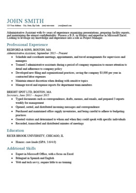 Simple Job Resume Template Basic and Simple Resume Templates Free Download