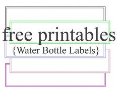 Water Bottle Label Template Pin by Worldlabel On Blank Label Templates