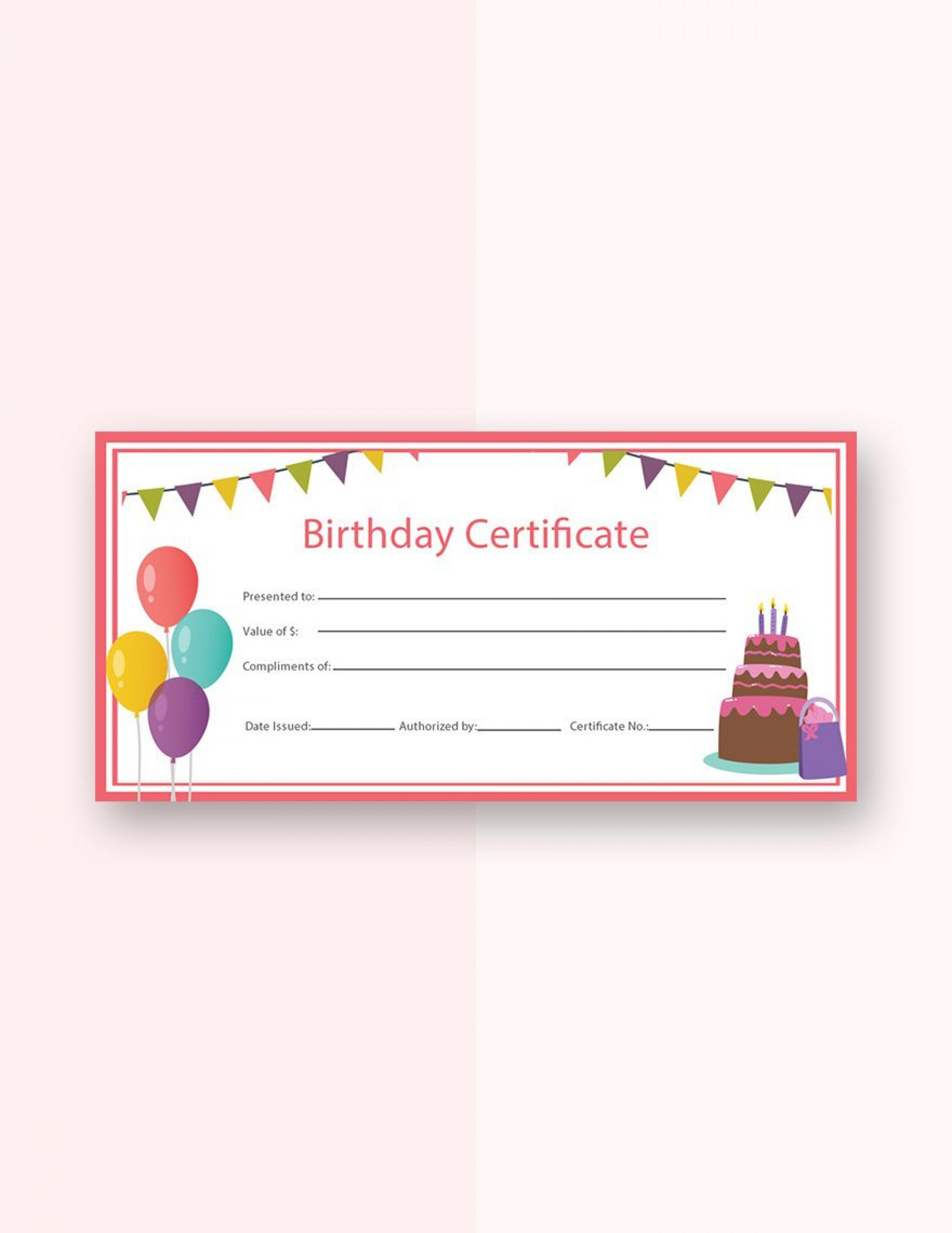 Free Gift Certificate Template Addictionary