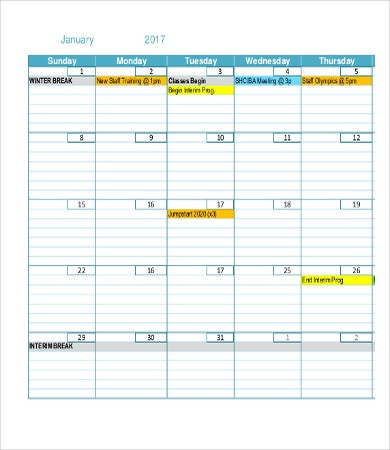 Blank Monthly Calendar Template Blank Calendar Templates 9 Free Word Pdf Documents