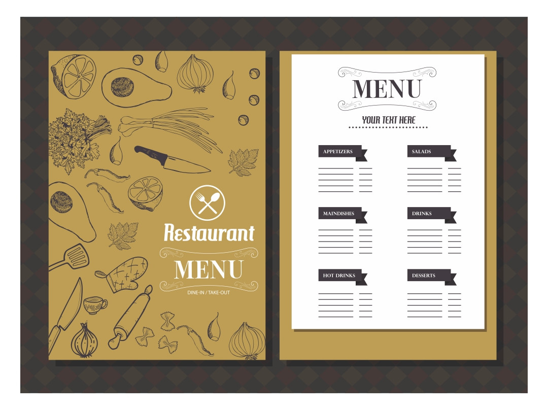 Blank Restaurant Menu Template 6 Best Of Printable Blank Restaurant Menus Free