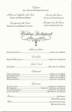 Catholic Wedding Program Template Catholic Wedding Mass order