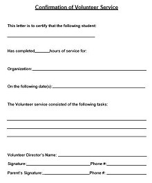 Community Service Letter Template 40 Munity Service Letter Templates Excelshe