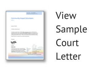 Community Service Letter Template Munity Service Letterhead Sample