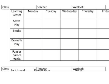 Preschool Lesson Plan Template Creative Curriculum Lesson Plan forms Pin by Jennifer