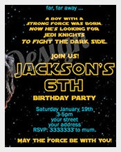 Star Wars Invitations Template Birthday Invitations 394 Free Psd Vector Eps Ai