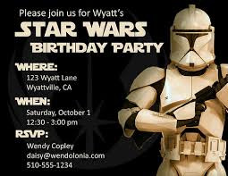 Star Wars Invitations Template Free Printable Star Wars Birthday Invitations