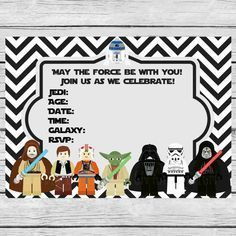 Star Wars Invitations Template Star Wars Birthday Invitations Printable – Business form