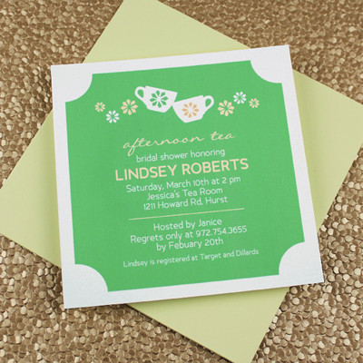 Tea Party Invitation Template Tea Party Invitation Template with Teacups &amp; Flowers