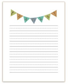 Thank You Note Template Free Printable Thank You Note Paper for Children