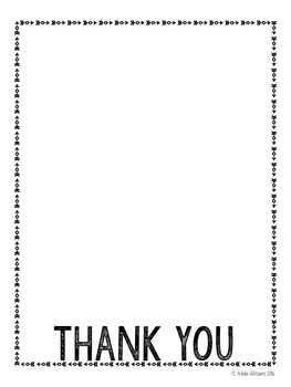 Thank You Note Template Thank You Letter Template for School Staff by Ad