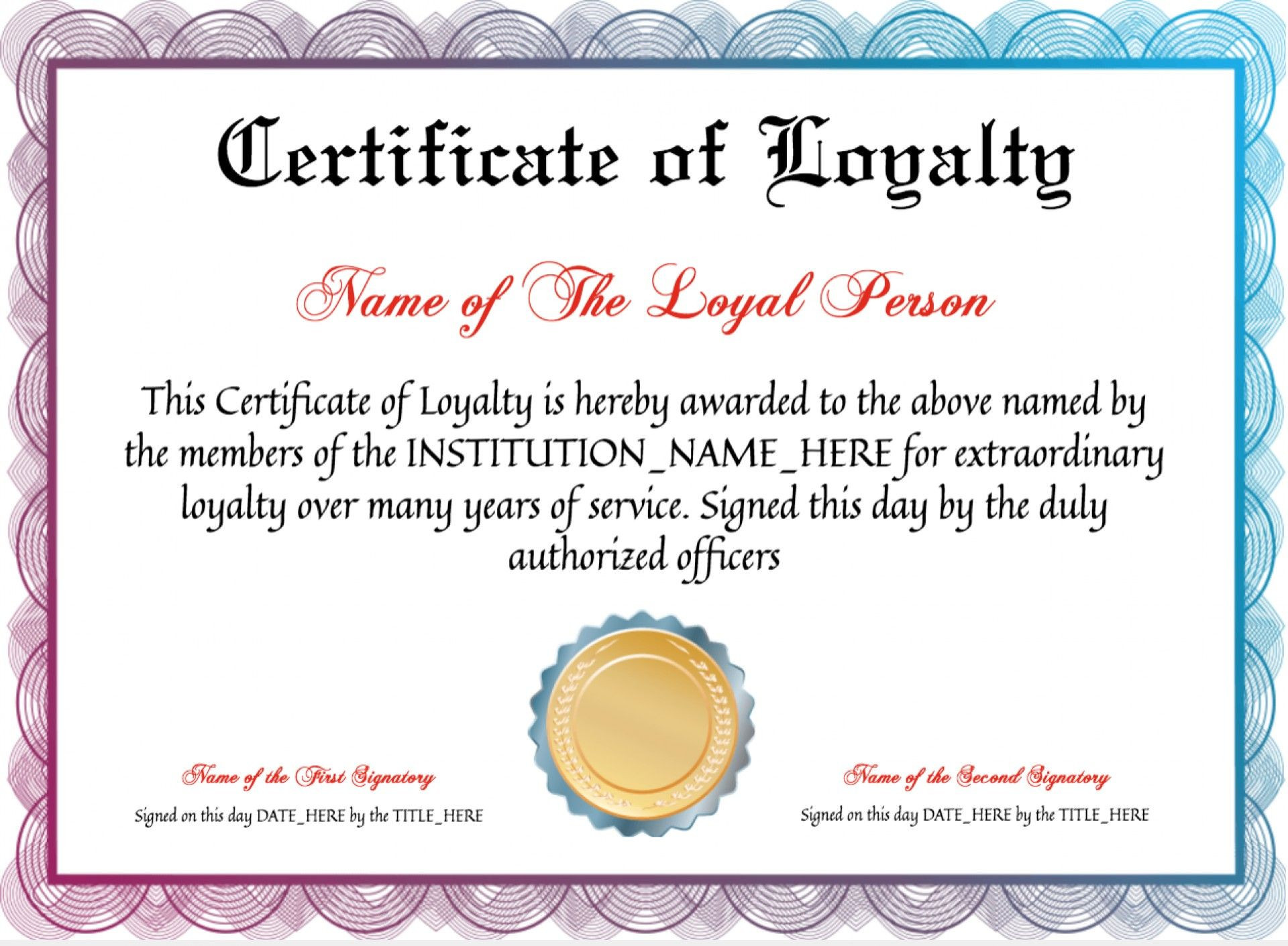 Award Certificate Template Free the Amusing 002 Template Ideas Years Service