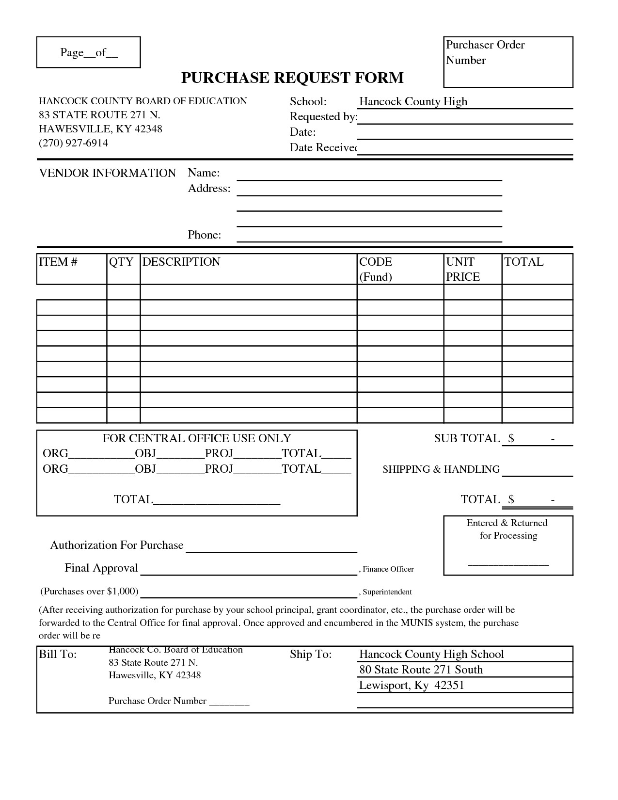 Blank order form Template 7 Best Of Blank Printable Purchase order Blank