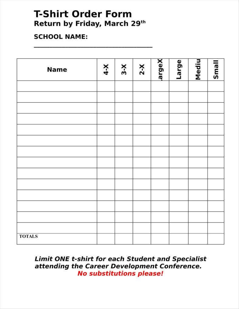 Blank order form Template 9 Sales order form Templates Free Samples Examples