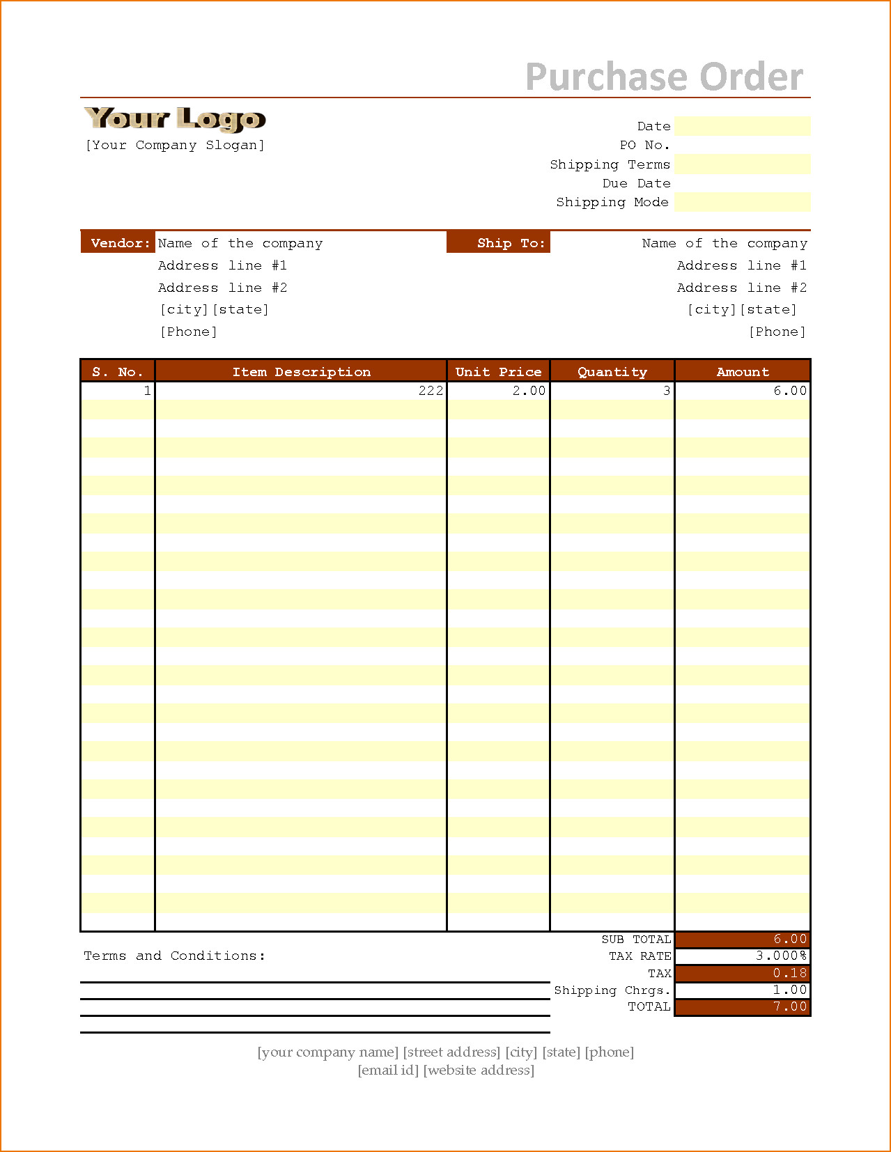 Blank order form Template Blank Purchase order form Free Ten Questions to ask at
