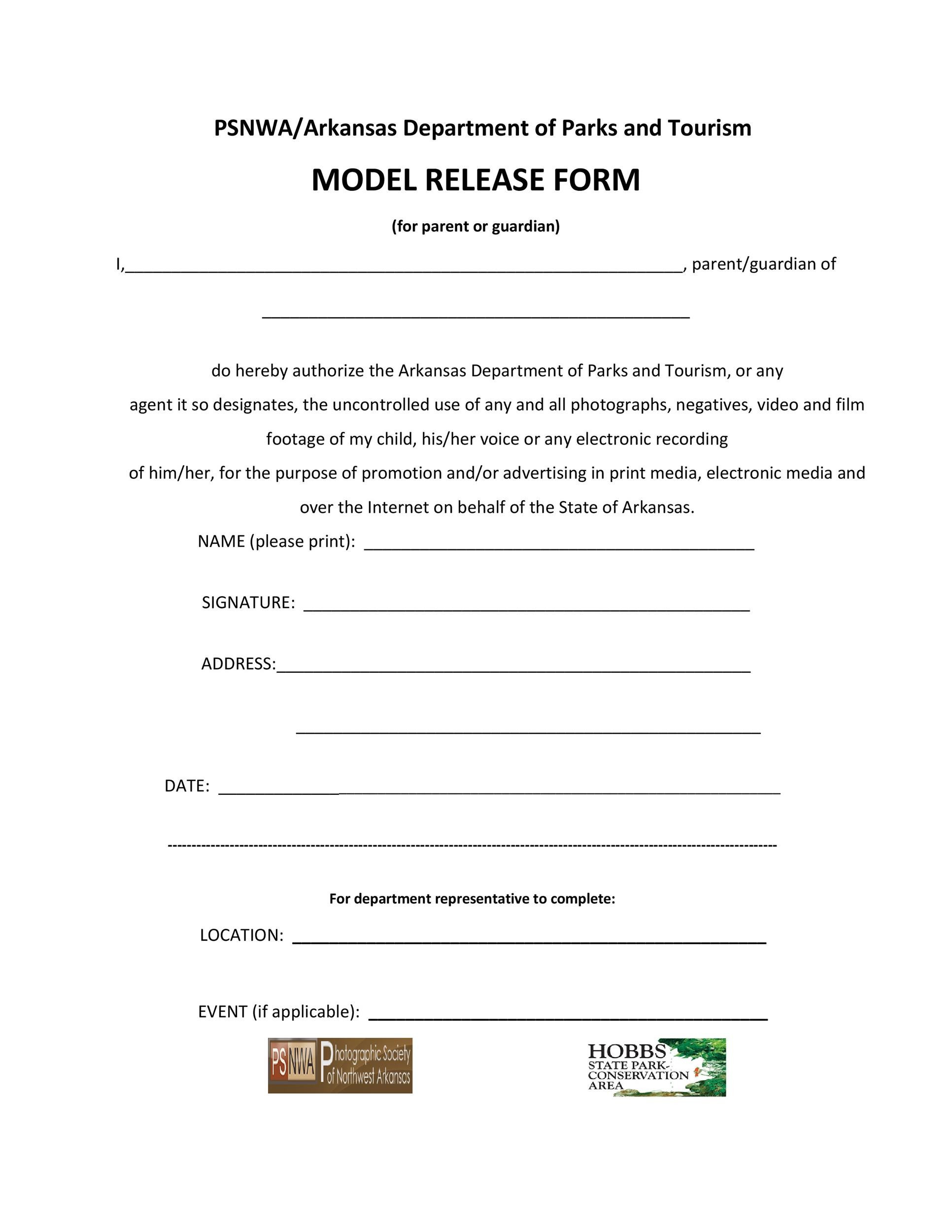 Model Release form Template 50 Best Model Release forms Free Templates Templatelab