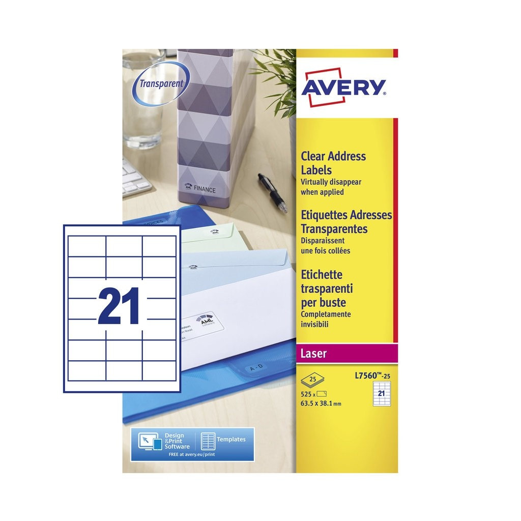 Avery Address Labels Template Address Labels L7560 25