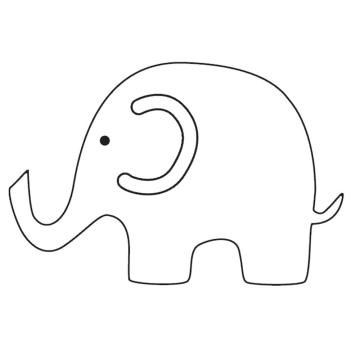 Baby Shower Elephant Template Elephant Plasma Craftwork Cards