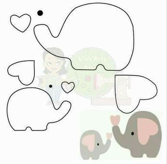 Baby Shower Elephant Template Pin by Miababymobile On Dbaby In 2020