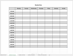 Free Weekly Planner Template Free Weekly Planner