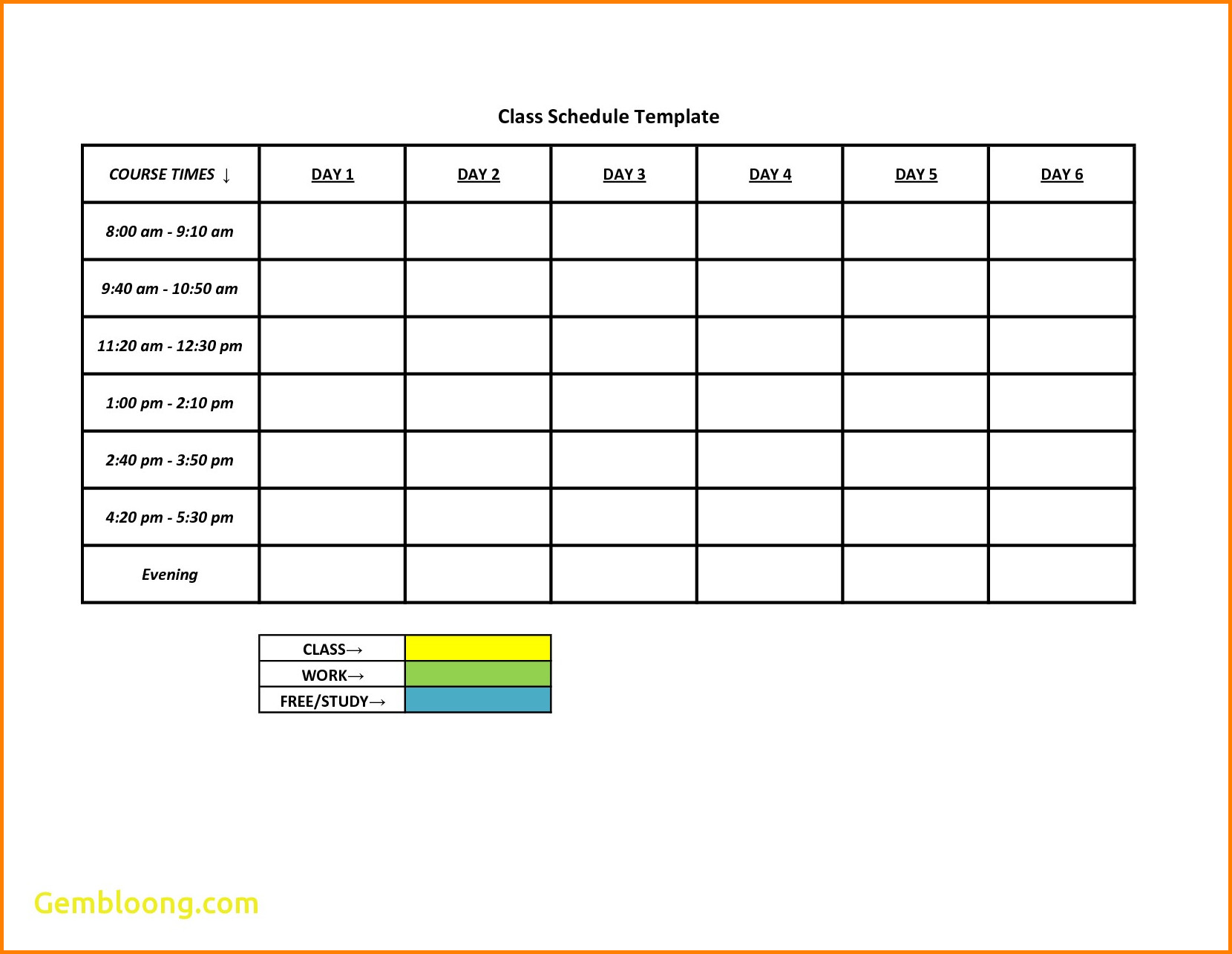 Free Work Schedule Template Printable Work Schedules