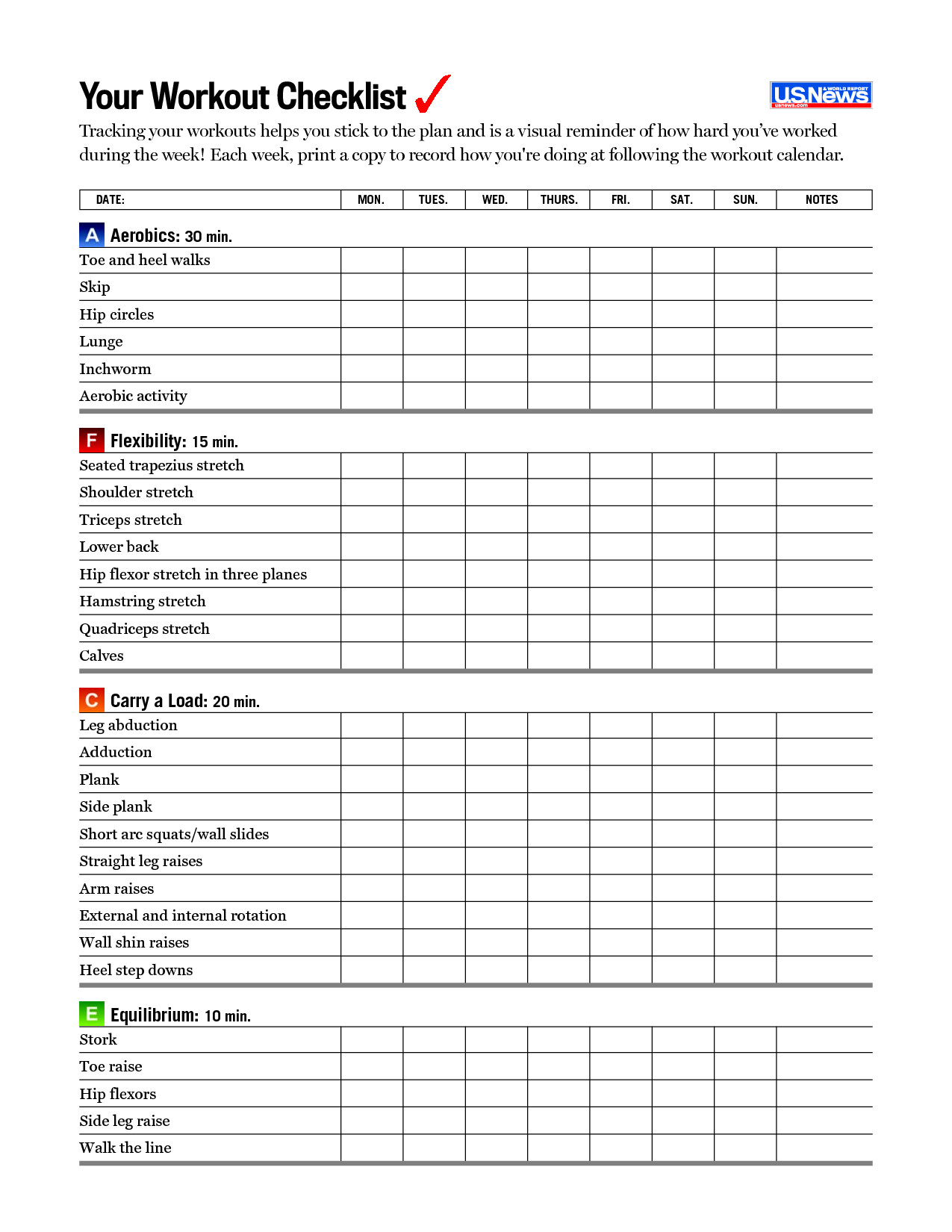 Weekly Workout Schedule Template Pin by Ramona Davis On Planners Calendars Paper