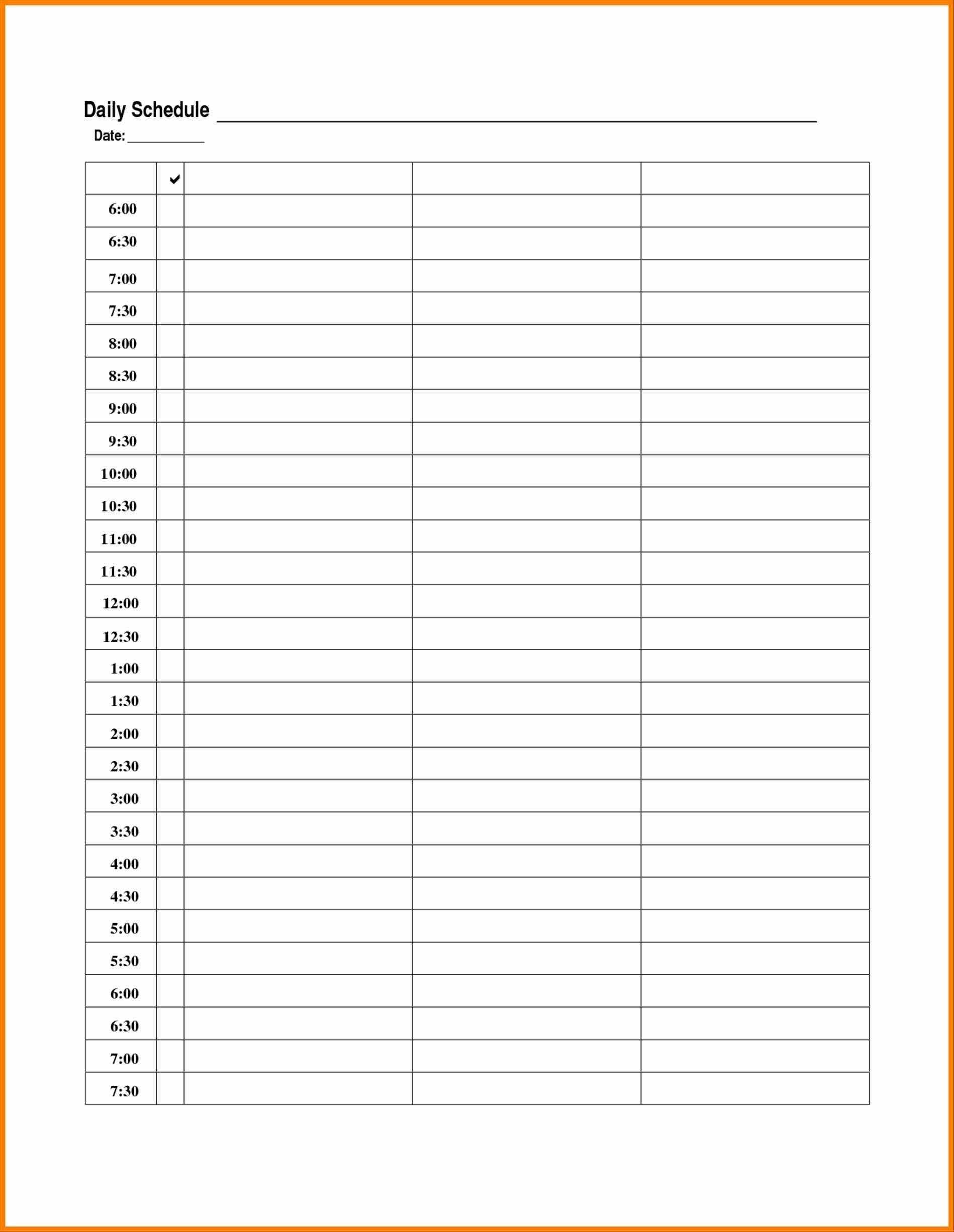 30 Day Calendar Template Printable Task Calendar 2019 Daily with Images