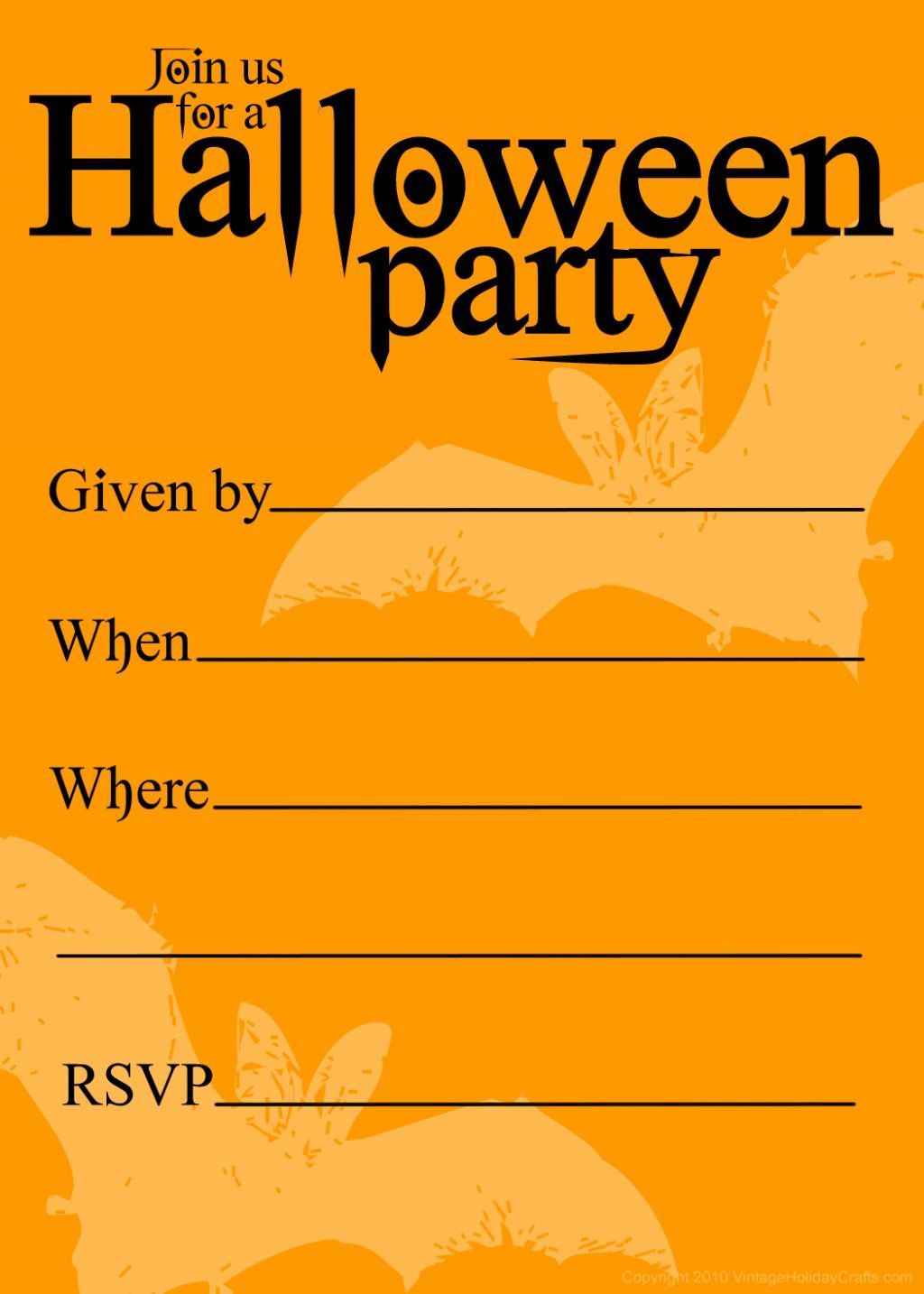 Halloween Party Invitations Template Free Printable Halloween Birthday Invitations Templates