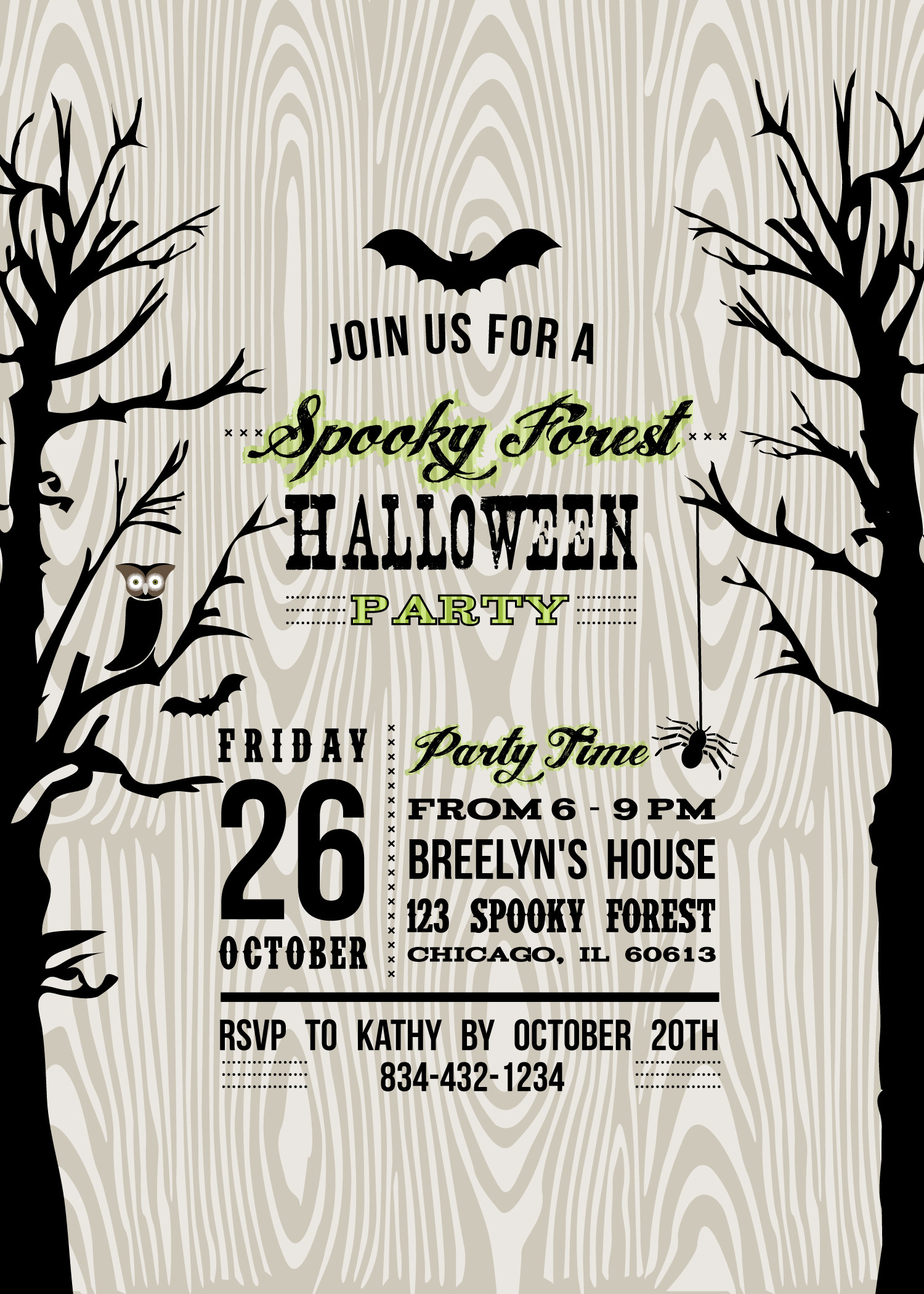 Halloween Party Invitations Template Lucas Halloween Party 2012 anders Ruff Custom Designs Llc