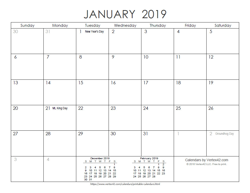 Printable Monthly Calendar Template Calendar Monthly Free Printable