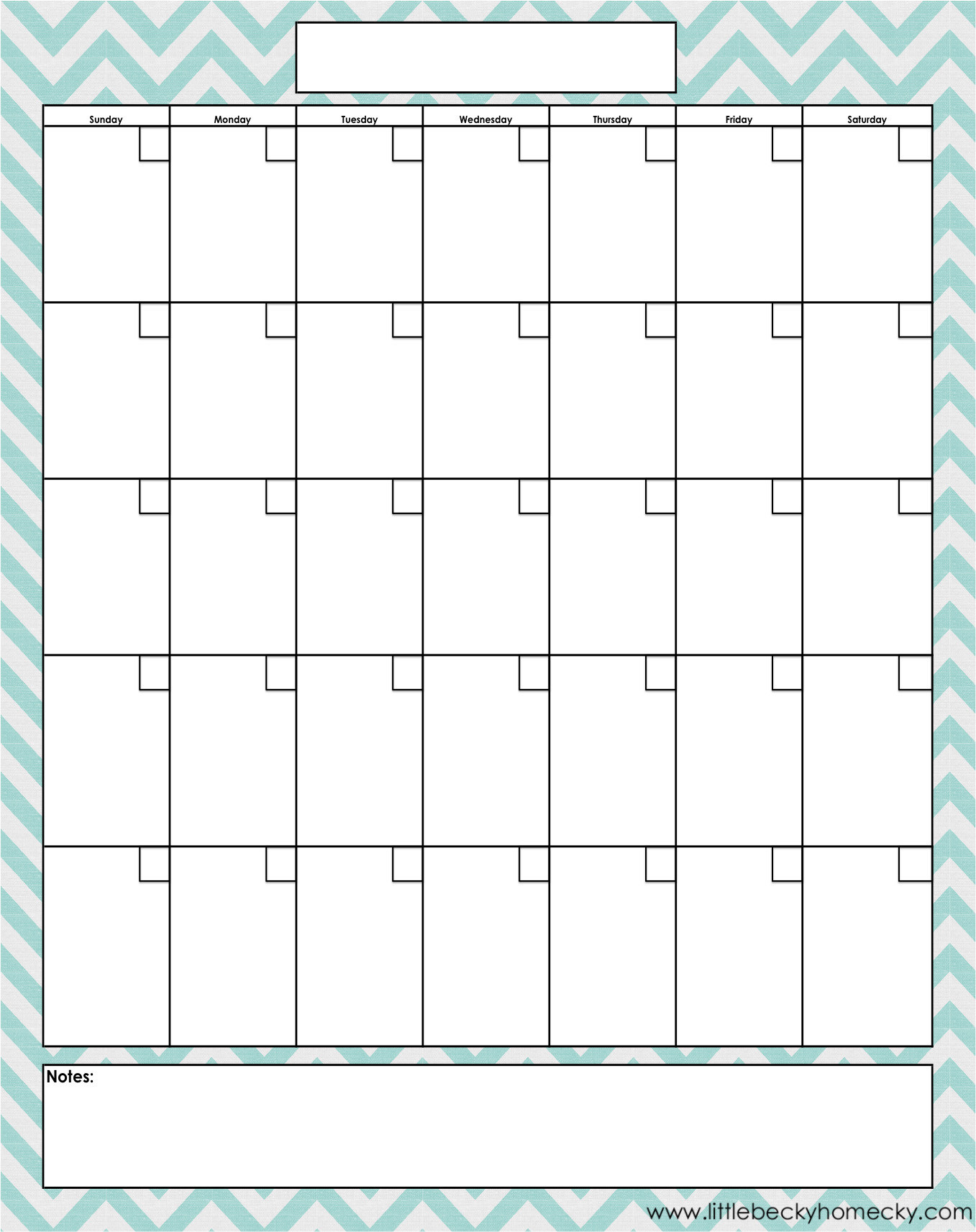 Calendar Template to Print Blank Monthly Calendar Printable Free