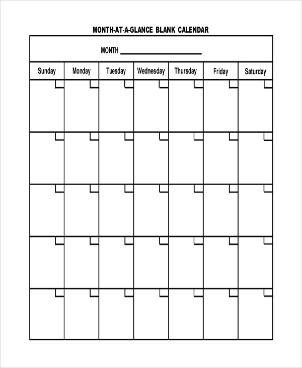 Calendar Template to Print Free 6 Sample Blank Printable Calendar Templates In Ms