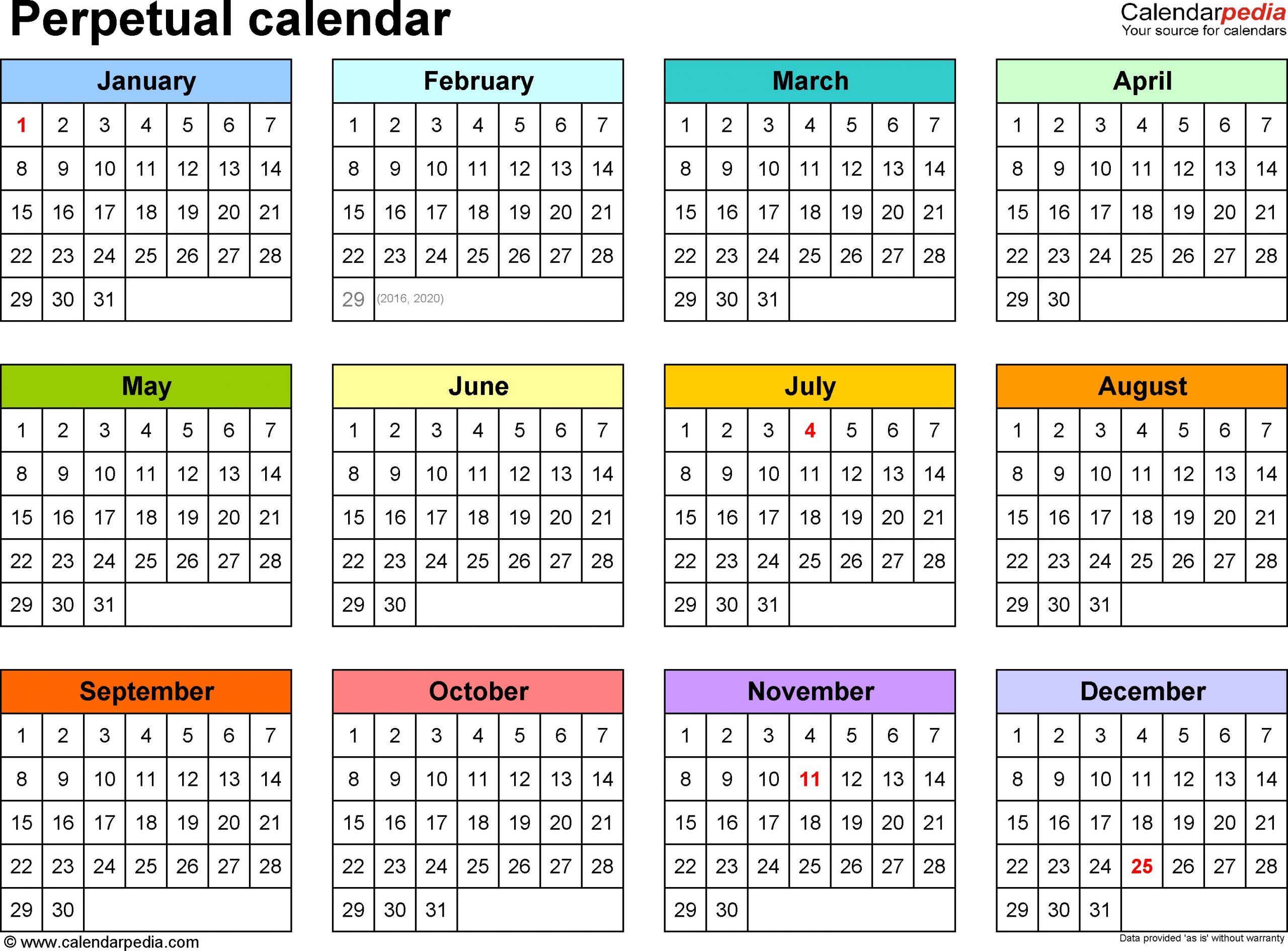 Calendar Template to Print the Meaning and Symbolism Of the Word Calendar