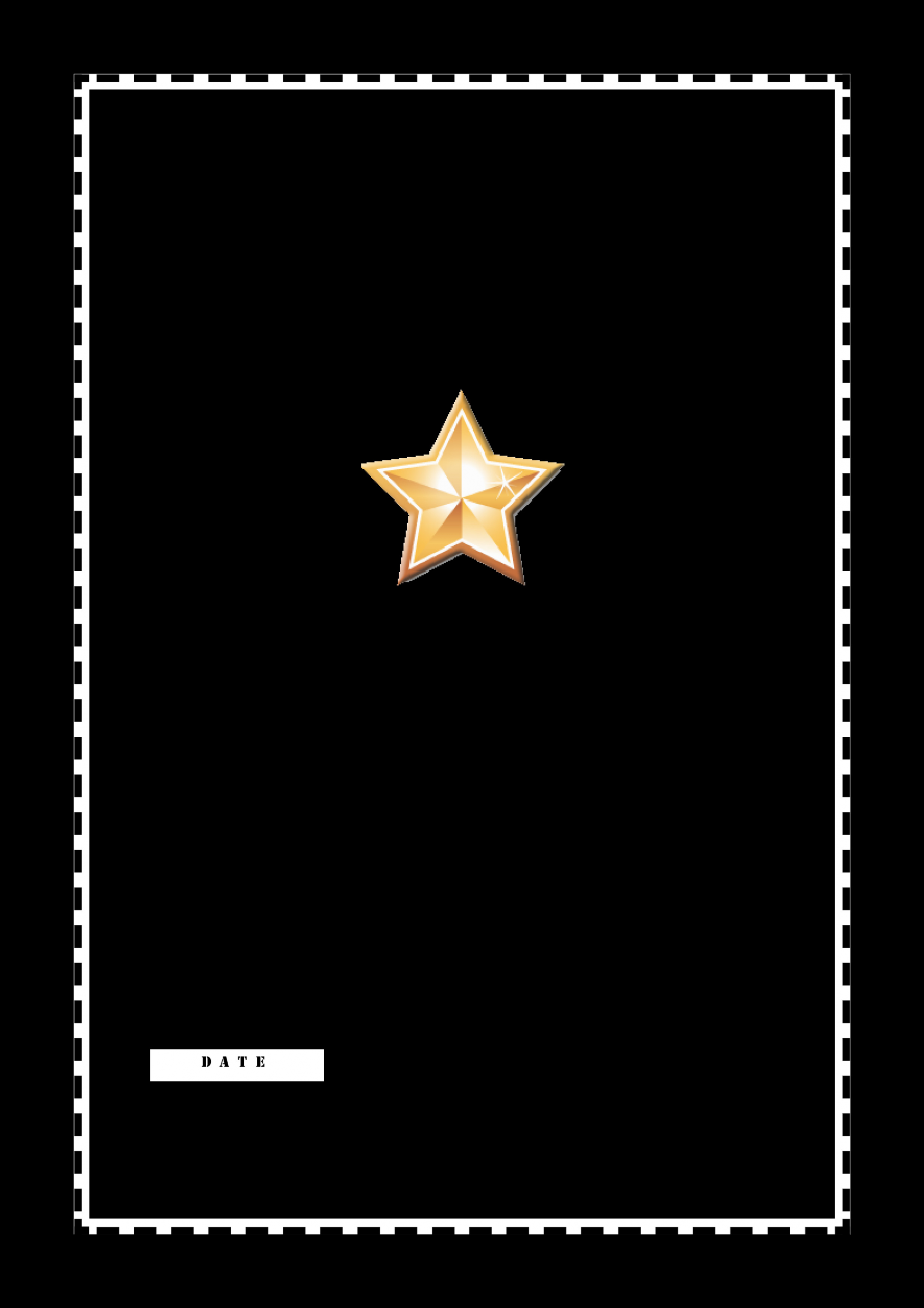 Certificate Of Achievement Template Certificate Achievement Stencil