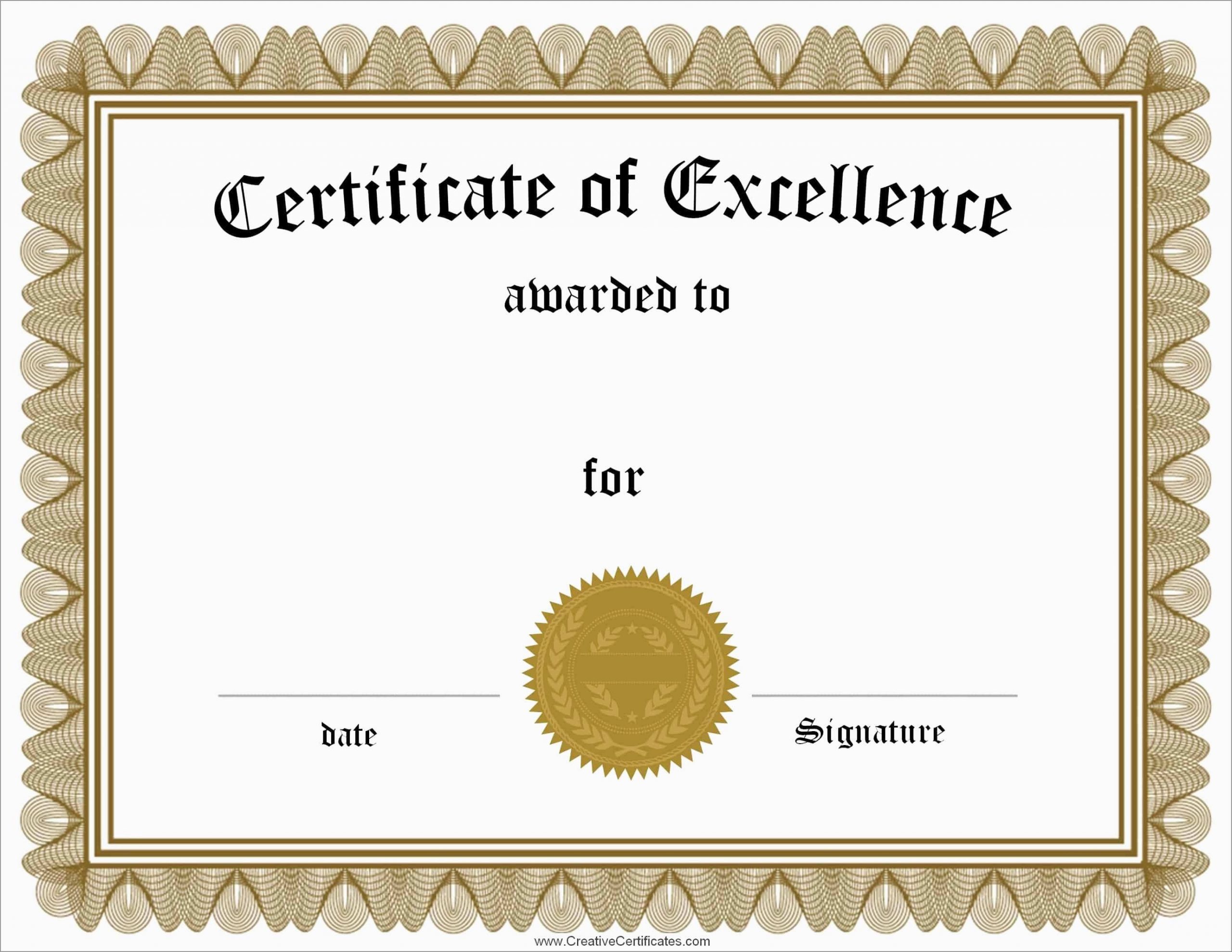Certificate Of Achievement Template Free Customizable Printable Certificates Achievement