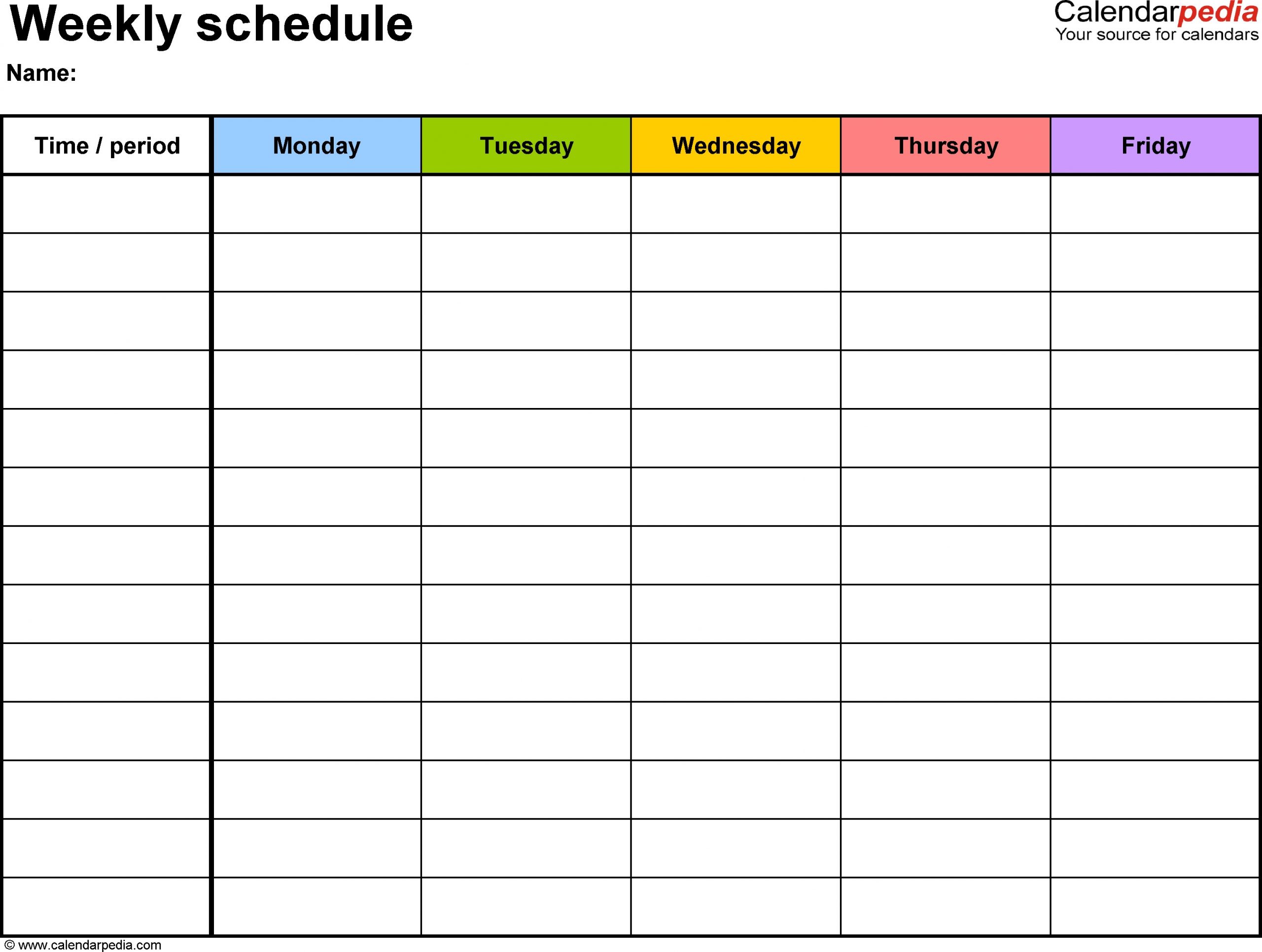 Employee Schedule Calendar Template Free Printable Blank Employee Schedules Calendar