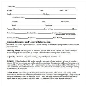 Event Planner Contract Template event Planner Contract