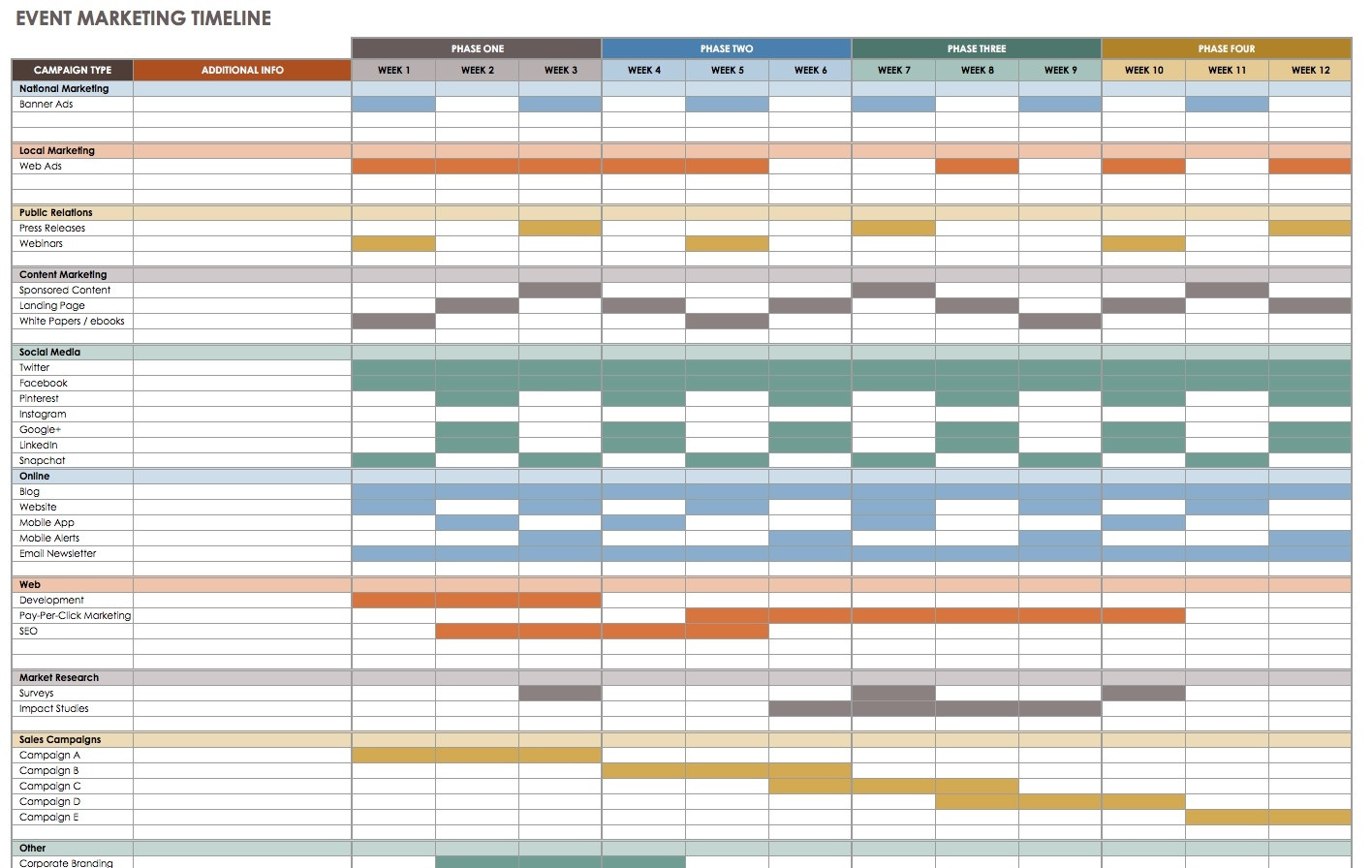 Event Planning Calendar Template Run event event Plan Template In Excel – Template