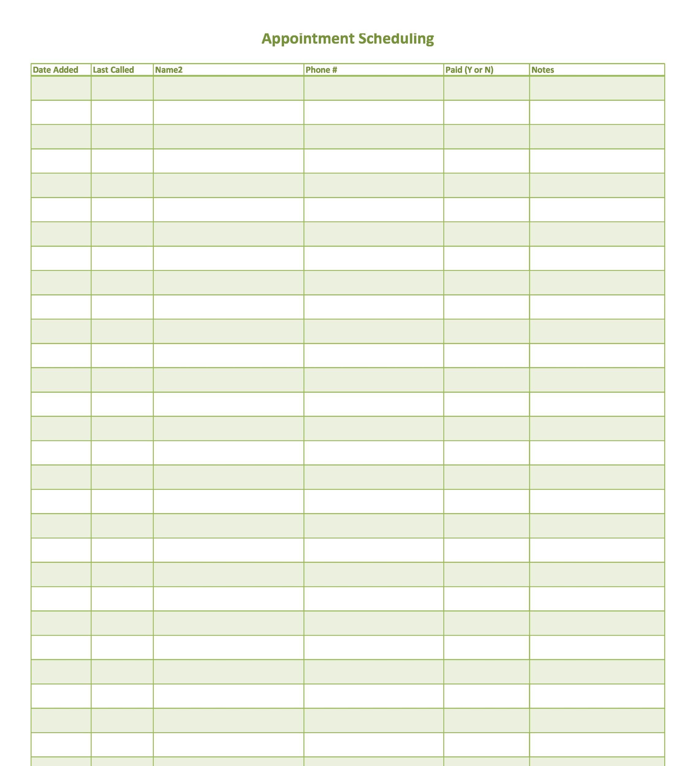 Free Appointment Calendar Template 45 Printable Appointment Schedule Templates [&amp; Appointment
