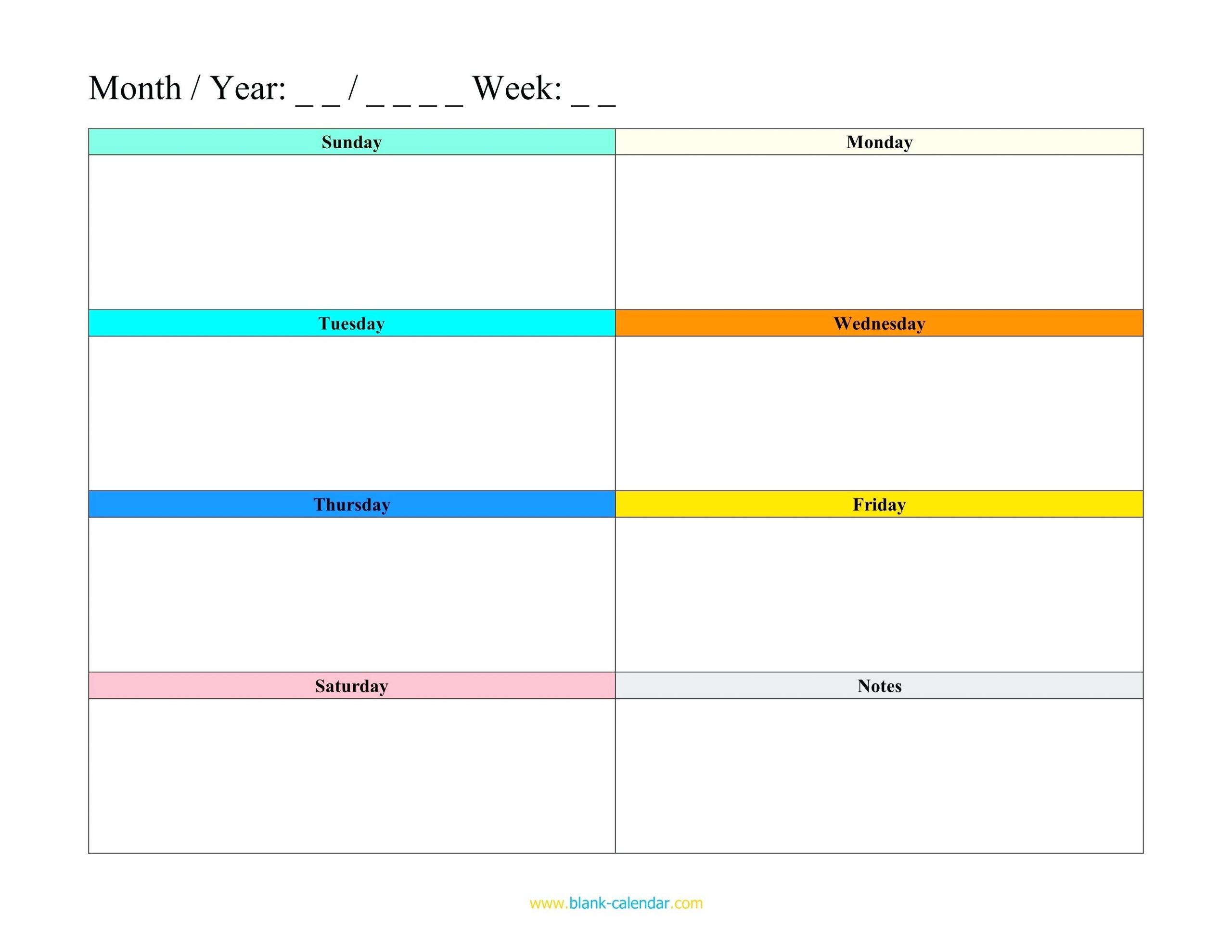 Lesson Plan Calendar Template Blank Lesson Plan Calendar Template
