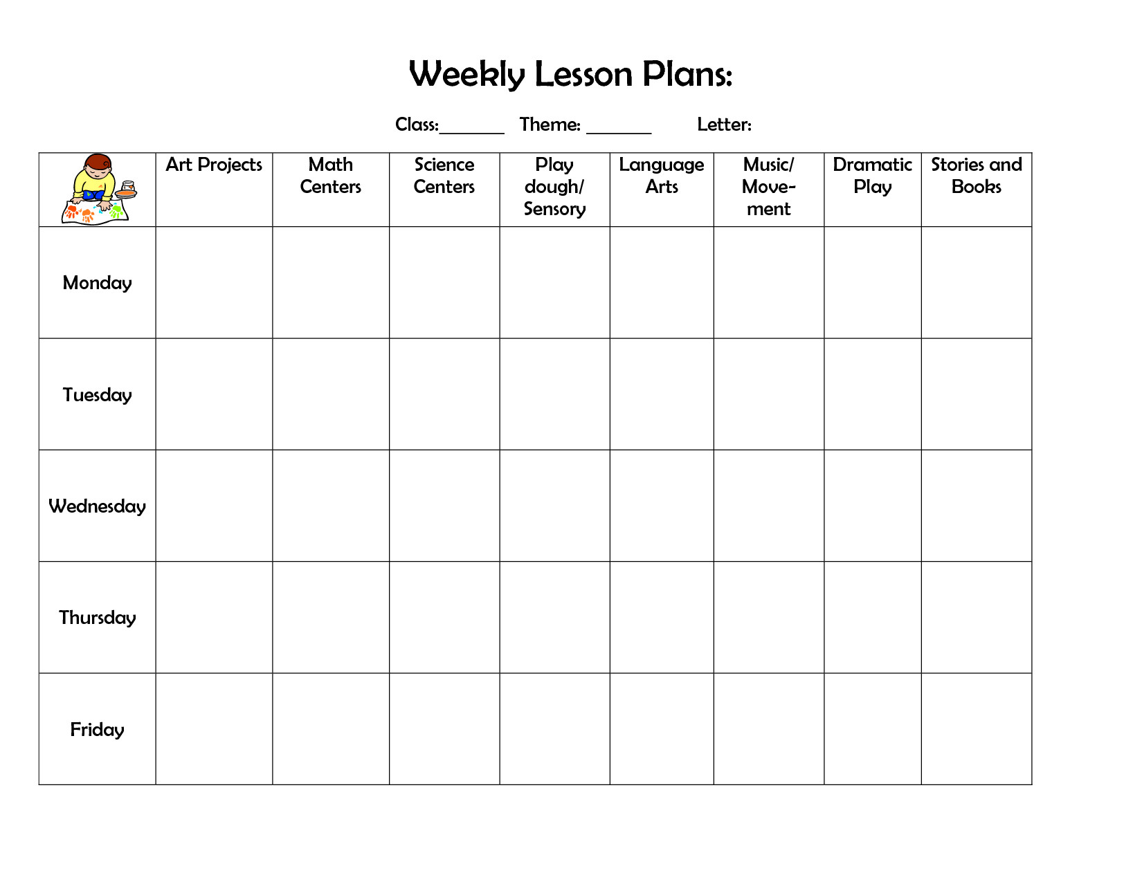 Lesson Plan Calendar Template Free Printable Calendar Lesson Plans