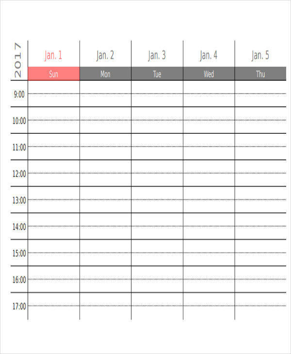 Weekly Appointment Calendar Template Free 6 Appointment Calendar Templates In Ms Word