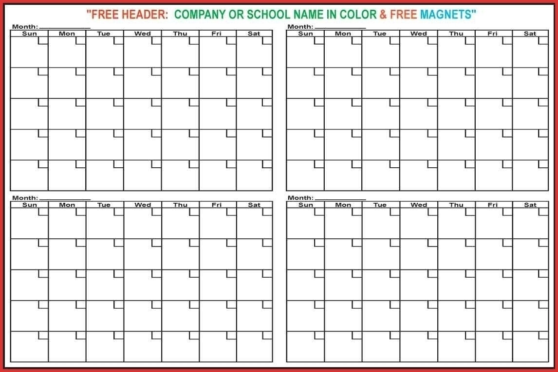 3 Month Calendar Template 3 Month Planning Calendar Free Template