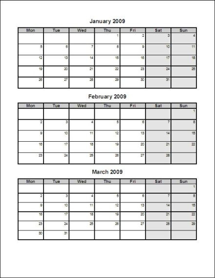 3 Month Calendar Template 5 Best Of 3 Month Calendar Template 2016 Printable