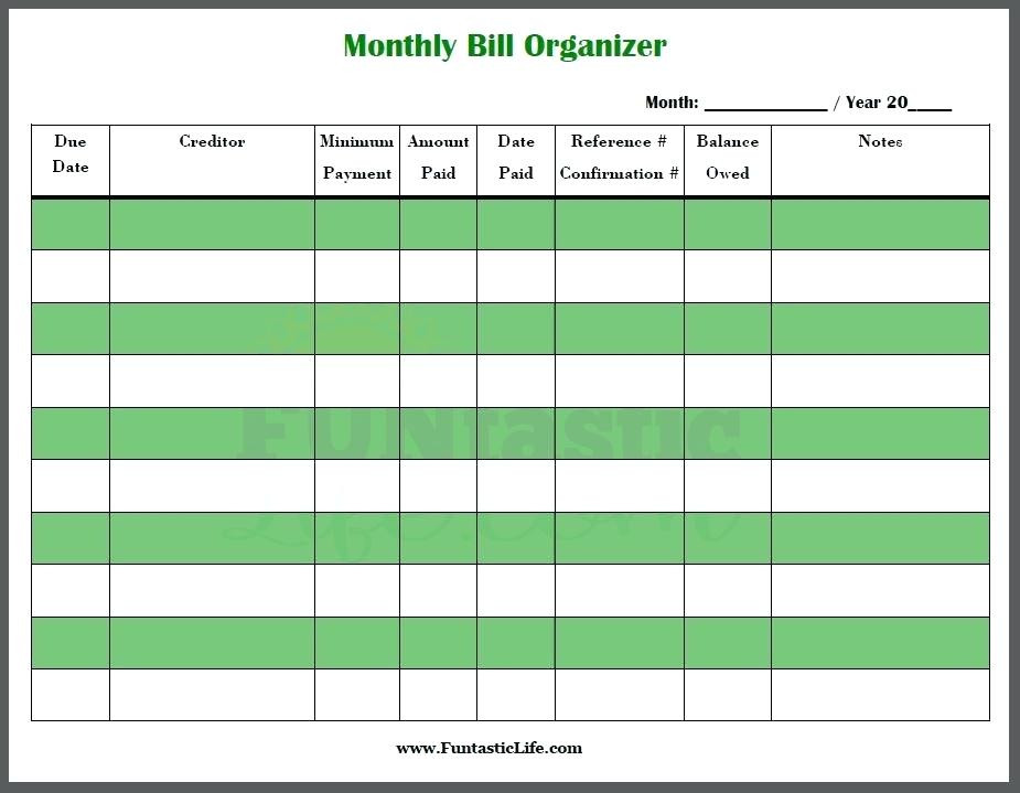 Bill Paying Calendar Template 22 Useful Bill Calendars