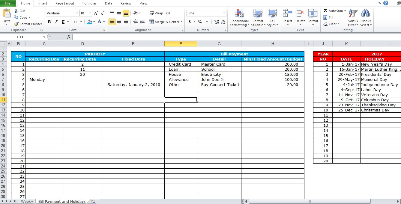 Bill Paying Calendar Template Professional Bill Pay Calendar Template Excel Tmp